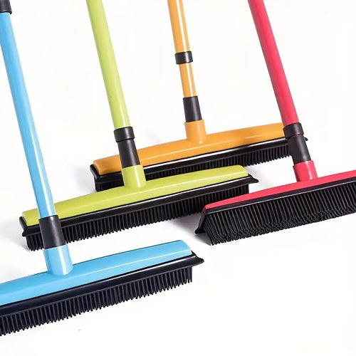 Floor Hair Vacuum Cleaner Dust Scraper & Pet Rubber Brush Carpet Cleaner