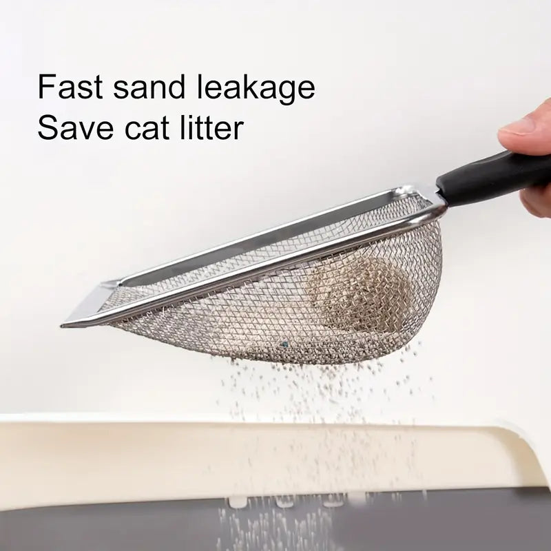 Paslanmaz Çelik Kedi Kumu Küreği