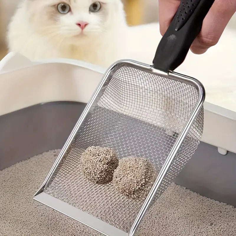 Paslanmaz Çelik Kedi Kumu Küreği
